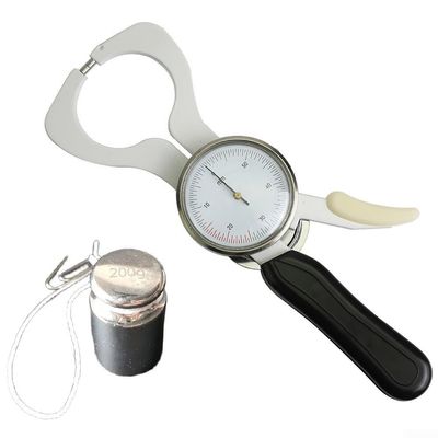 Skinfold Caliper Body Fat Tester for BMI Measurement - Accurate Skin Fold Analyzer with Constant Pressure Spring - Portable Fitness Tool for Athletes & Gyms 0-60mm