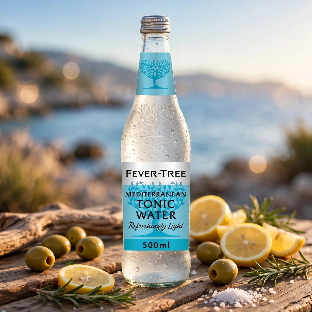 FAKHRI Refreshingly Light Indian Tonic Water | Crisp & Low Calorie Mixer | 500ml Bottle