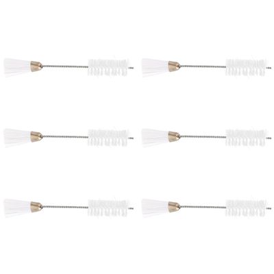 GALPADA 6pcs Narrow Cleaning Brush Set with Double-head Design, Nylon Fine Bristles for Sewing Machine and Household Crevices, for Window Slot and Detail Cleaning Tasks