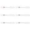 GALPADA 6pcs Narrow Cleaning Brush Set with Double-head Design, Nylon Fine Bristles for Sewing Machine and Household Crevices, for Window Slot and Detail Cleaning Tasks view 1