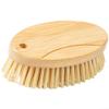 Wooden Handle Laundry Brush Soft PET Bristles for Clothes Shoes Stain Removal Deep Clean Kitchen Bathroom 20cm Beige(C) view 1