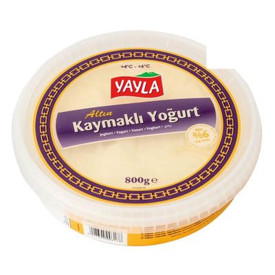 Yogurt With Cream 800 G Clotted Cream Kaymak Sahne Dessert by Bakkalim UK