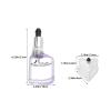 Homoyoyo 2 Sets Portable Heart Shaped Vacuum Cupping Kit with Manual Pump for Home Cupping Massage Sessions, Sturdy PC and Metal Material for Back Shoulder Muscle Relaxing Therapy view 2