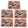Hemobllo 5 Sets Josspaper Sacrificial Cake Paper Models for Memorial Day Supplies, Easy Setup and Lifelike Simulation Dessert, Authentic Portrayal for Family Sacrificial Gatherings view 1