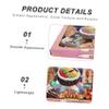 Hemobllo 5 Sets Josspaper Sacrificial Cake Paper Models for Memorial Day Supplies, Easy Setup and Lifelike Simulation Dessert, Authentic Portrayal for Family Sacrificial Gatherings view 3