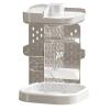 Advokingtap 6-Tier Rotating Makeup Organizer With Adjustable Trays And Raised Edges, Silent Vanity Cosmetic Display For Bathroom Counter, Black(white) view 2