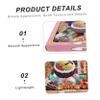 ABOOFAN 5 Sets Josspaper Sacrificial Cake Set for Ancestor Tribute Offerings, Paper Material Easy Transport and Setup, Elegant and Lifelike Design for Funeral Rituals view 3