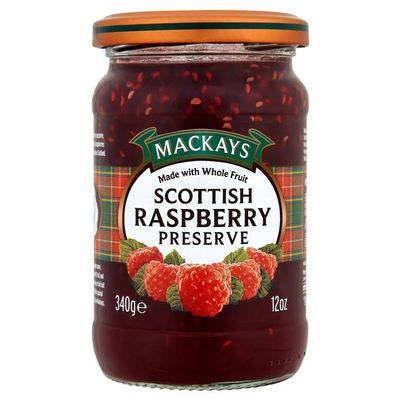 FAKHRI Scottish Raspberry Preserve 340g Traditional Recipe with Rich Raspberry Flavour