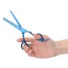 Stylebest Professional Beard Scissors for Hair Trimming with Blades and Ergonomic Handle for Stylists and Home Use Stainless Steel Blue (Thinning Scissor) view 4