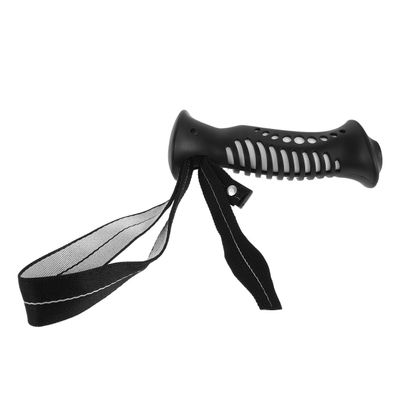 CLISPEED Replacement Walking Pole Handle with Elastic Cane Wrist Strap, Plastic Hiking Cane Grip for Walking Canes and Ski Poles, Designed for Long Walks and Hikes with Effortless