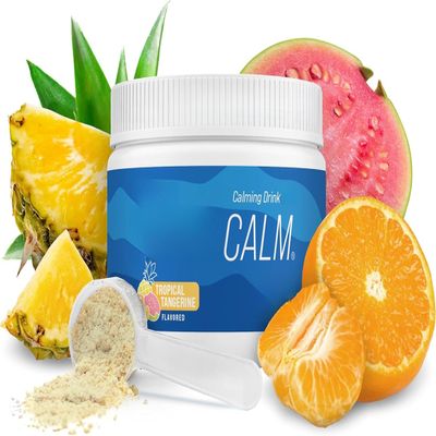 Calm Powdered Drink Mix, Support Sleep Aid, Tropical Tangerine.