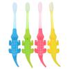 USHOBE 8pcs Manual Toothbrushes with Supple Pp Bristles for Aged 3-12, Easy to Carry Cartoon Design Dental Care Tool and Teeth Cleaning Random Color view 1