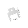 DIYEAH 4pcs Toilet Paper Dispenser Key Iron Twist Lock for Public Use view 2