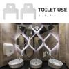 DIYEAH 4pcs Toilet Paper Dispenser Key Iron Twist Lock for Public Use view 3