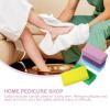 Lurrose Pu Foot Pumice Stone Callus Remover and Hard Skin Remover for Feet 10pcs with Softening and Scrubbing Function Random Color for Bathroom and Travel Use view 3