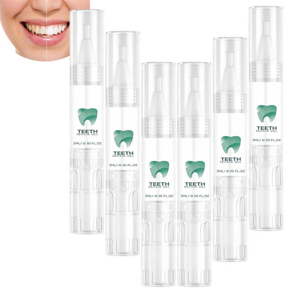 Gum Repair Gel, Strengthens Teeth and Protects Enamel Gel, Gum Care Gels for Receding Gums, Remineralization Teeth Protect G/el, Refresh Breath Oral Care Gels, Gentle Teeth Brighting Ge/l (6pcs)