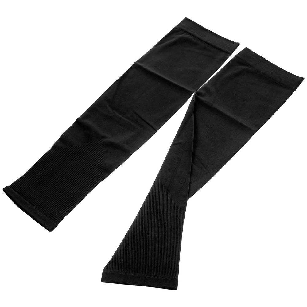 SHOWERORO Breathable UV Sun Protection Arm Sleeves for Men Women, Sweat Absorption Chinlon Material, Elastic Compression Sleeves for Running and Summer Sports