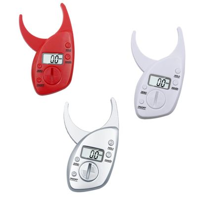 Body Fat Caliper Clip with LCD Display, Plastic, 0.1mm Resolution