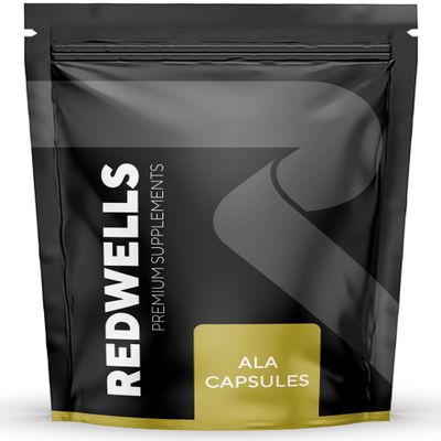 REDWELLS Alpha Lipoic Acid 300 mg | 30 Capsules | No Fillers