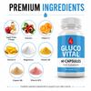 Gluco Vital Wellness Support Capsules | Daily Food Supplement | 60 Capsules | 1 Month Supply view 4