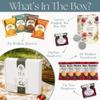 Afternoon Tea Hamper Gift Set 31 Piece Tea & Biscuits Gift Box with Breakfast Tea, All-Butter Shortbread, Flavoured Biscuits & Fruit Jams Thank You & Birthday Gift for Her, Mum & Tea Lovers view 2