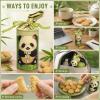 Panda Huahua Bamboo Salt Sesame Cake 360g Traditional Sichuan Pastry view 4