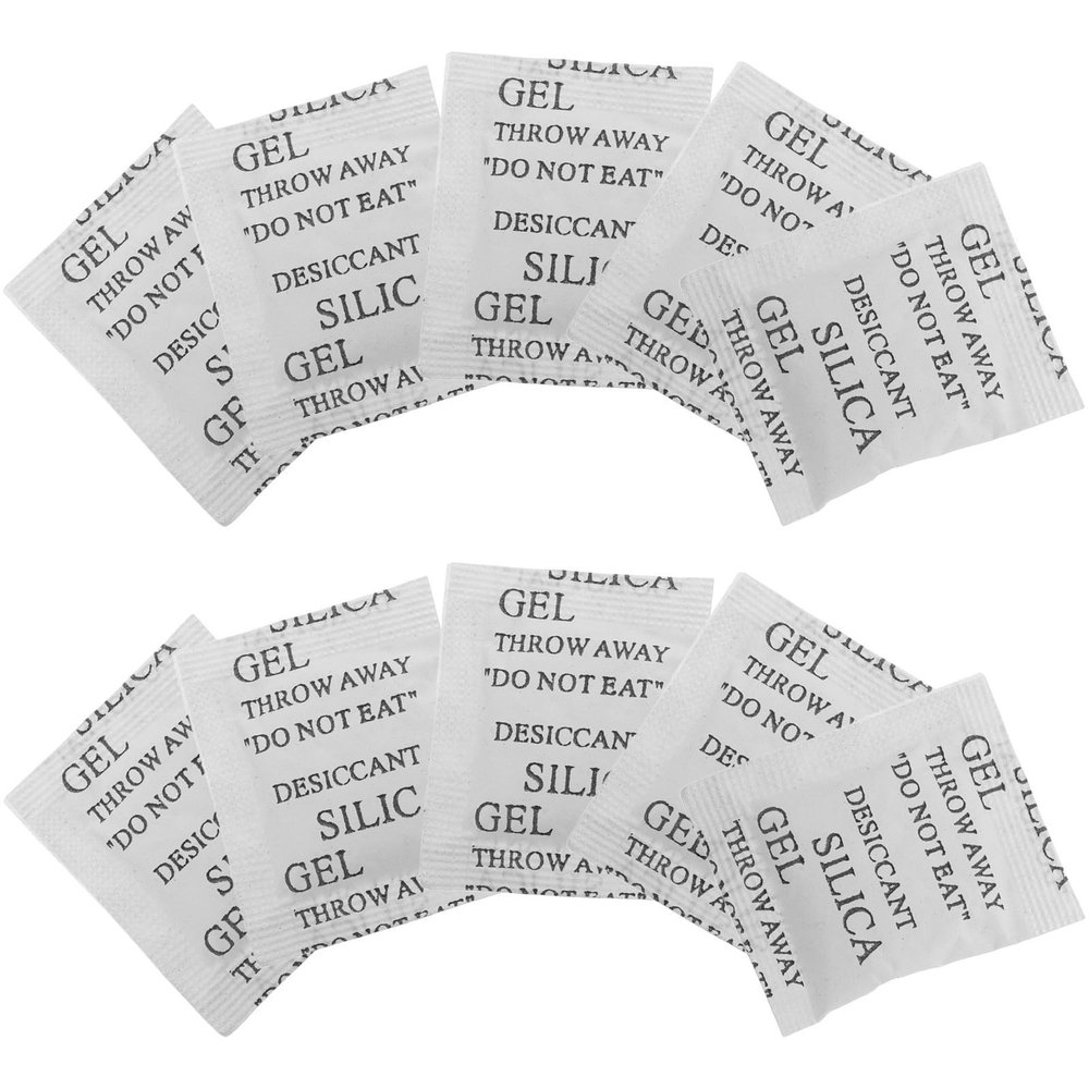 OUNONA Silica Gel Packets 2G 100Pcs Moisture Absorbers for Electronics, Book Storage and Food Containers Dehumidifying