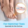 2Pcs Hammer Toe Straightener Splint Wraps(Black) view 2