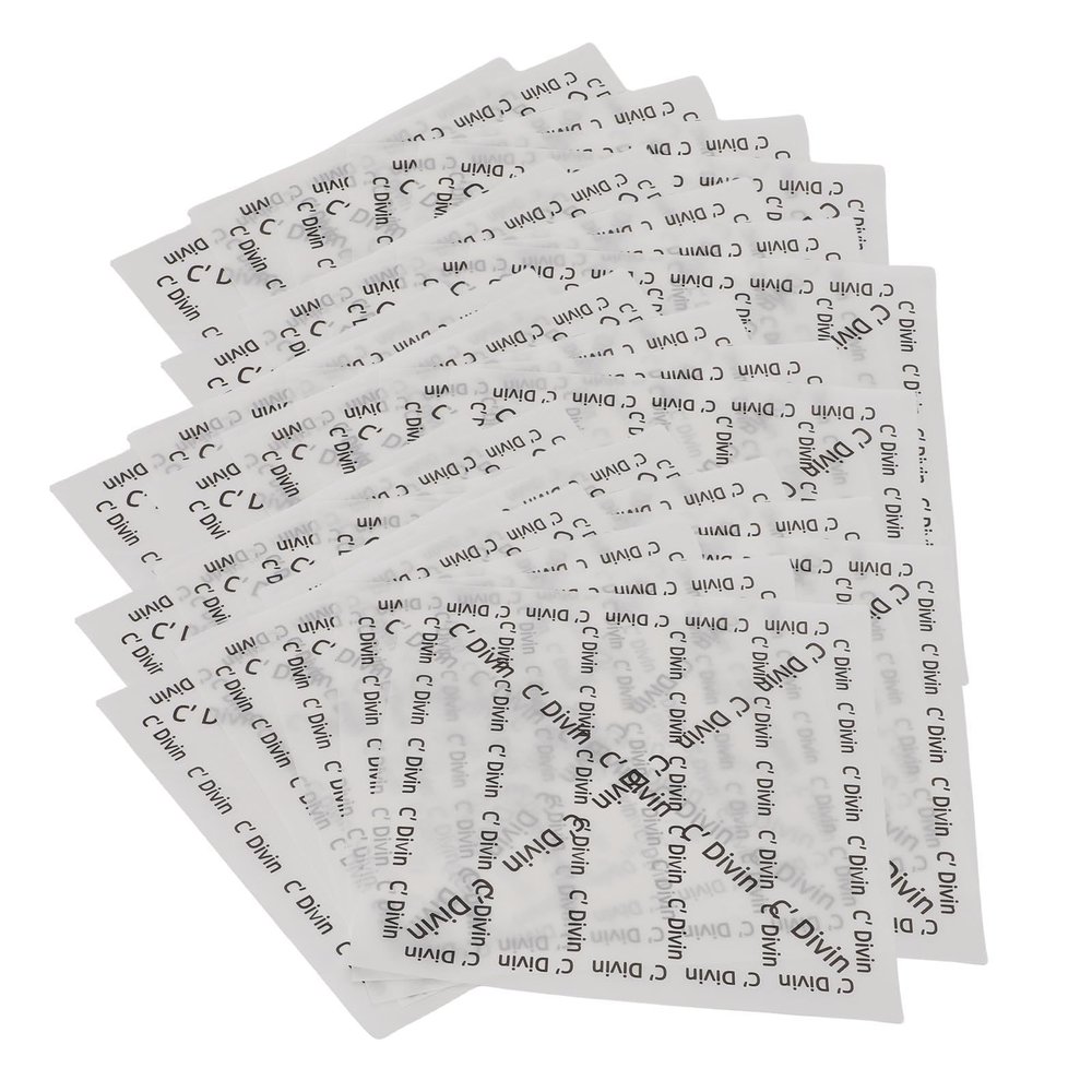 Elarvlo Non Stick Food Wrapping Paper 500 Sheets Grease Proof for BBQ and Home Gatherings (White Letters)