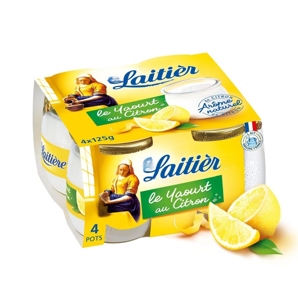 La Latiare Lemon yogurts 4x125g - pack of 1