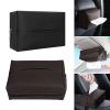 Car Tissue Holder for Car SUV Standard Tissue Vehicle Seats Large Suedes Box Cover Napkin Box Waterproof Napkin Holder view 2