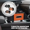 Strong Vehicle Rear Suspended Carrier Proposals 3 Zones for Beverages Snacks and Small Items Fits Many Cars and Pickups Car Rear Seat Planner view 2