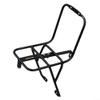 Aluminium Alloy Mountain Bike Front Rack Cargo Basket Bracket, Steel Plate Connector for Scooter and Bicycle, Black, Easy Installation Travel Shelf(for disc brake bike) view 3